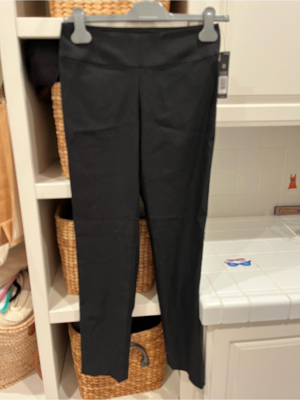 NIC+ZOE Black Onyx Pull-On Pants